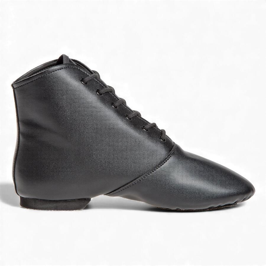 Diamant 215 504 028 Majorette Garda hoge veterlaarzen (Mod. 215) Gespleten rubberen zool Perfecte zwarte danslaars Majorette en Twirling 6 gats vetering Flexibel ademend duurzaam Imitatieleer Zwart