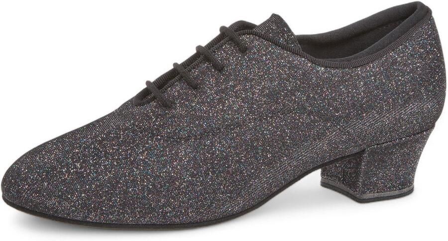 Diamant Dames Trainingsdansschoen 140 034 511A Stabiele hak Vetersluiting Comfortvoetbed Flexibele suede zool Glinsterend Latin Ballroom Tango Salsa Kizomba Bachata muliticolor