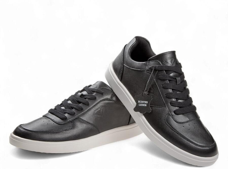 Dia t Dancesneaker 212 502 028 BEAT Zwart Echt Leer Uniseks Comfort Fit Wijdte G Ade d en Lichtgewicht Zool met Pivot Points Ideaal voor Lange Dansavonden Salsa Bachata Latin Zwart