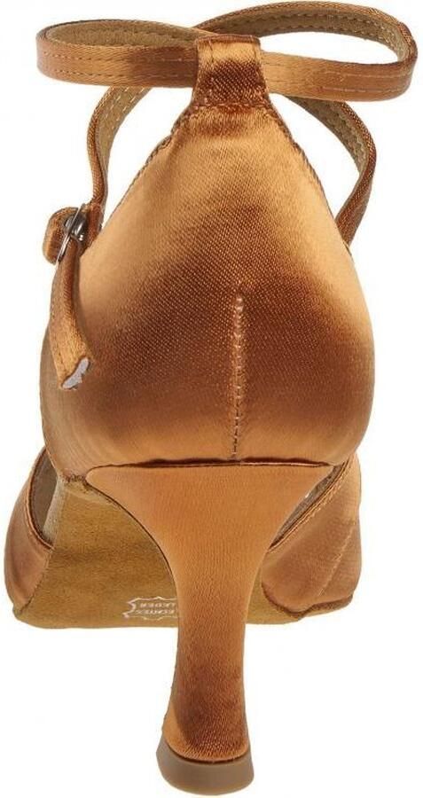Diamant Dansschoen Dames Salsa 141-087-379 – Salsaschoenen Brons Satijn – 6 5 cm Hak – - Foto 7