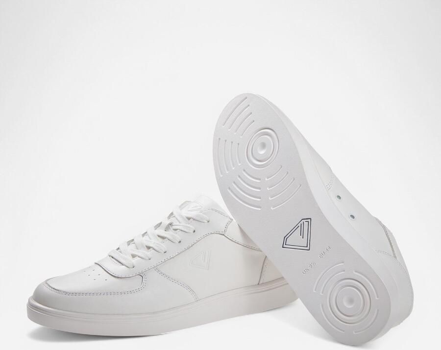 Dia t Witte Danssneaker Volledige zool Twee draaipunten SpinPoint Dance Sneaker Lichtgewicht Zach voetbed Unisex Echte leder Veters Salsa Bachata Latin Freestyle BEAT 212 502 033 Wit
