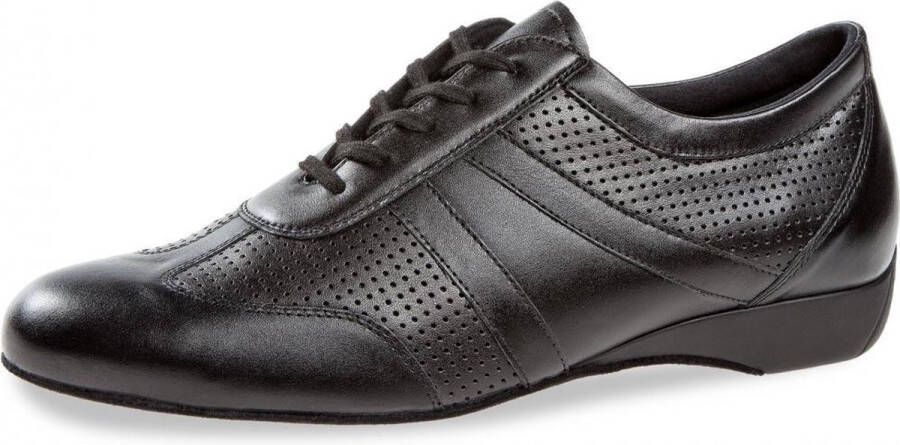 Diamant Heren Ballroom Danssneakers 133-225-042 – Zwart Leer –