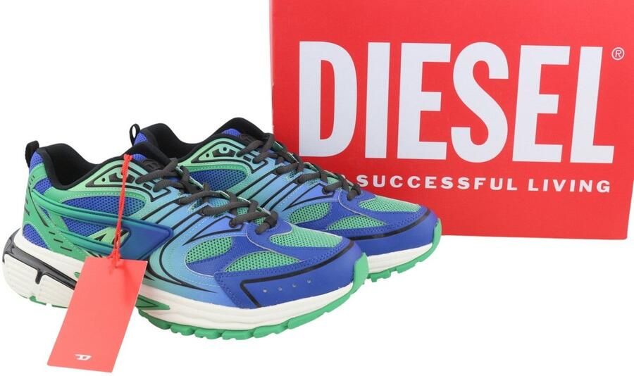 Diesel S-Serendipity Pro-X1 Dégradé sneakers in mesh and leather Blue