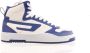 Diesel S-Ukiyo V2 Mid High-top sneakers with D branding Blue Heren - Thumbnail 1