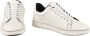 Diesel Witte Leren Sneakers met Gekleurd Patroon White - Thumbnail 1