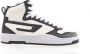 Diesel S-Ukiyo V2 Mid High-top sneakers with D branding White Heren - Thumbnail 1