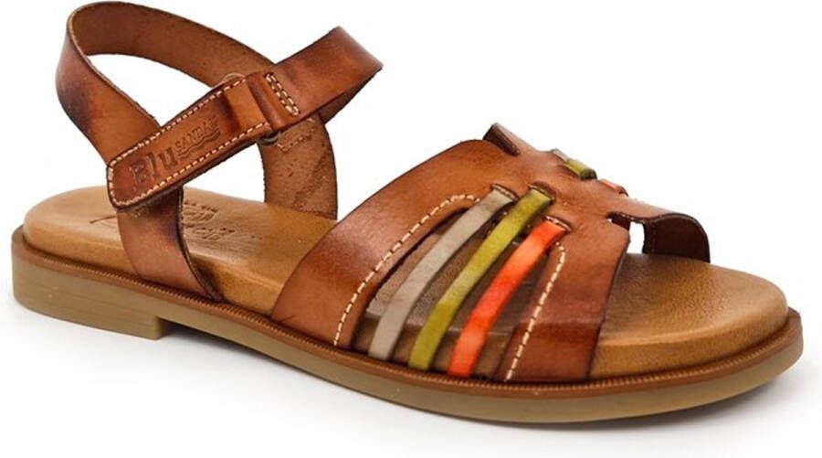 digo Leren Sandalen Multicolor met velcro dames