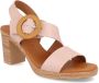 Digo Leren Sandalen Multicolor met velcro dames - Thumbnail 1
