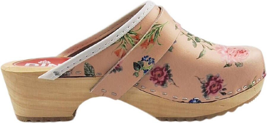 DINA Dames klompen tuinklompen jardin met bloemen zweedse klompen