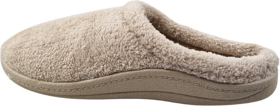 DINA Instap sloffen beige lijk zacht met harde zool