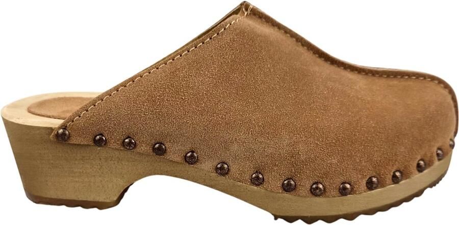 DINA Lykke Clog suede edition Beige