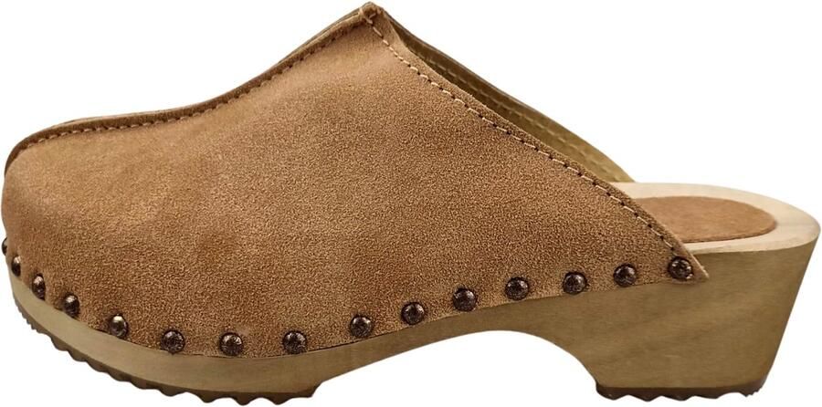 DINA Lykke Clog suede edition Beige