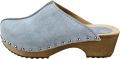 DINA Lykke Clog suede edition Mint blue - Blauw