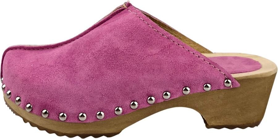 DINA Lykke Clog suede edition Pink