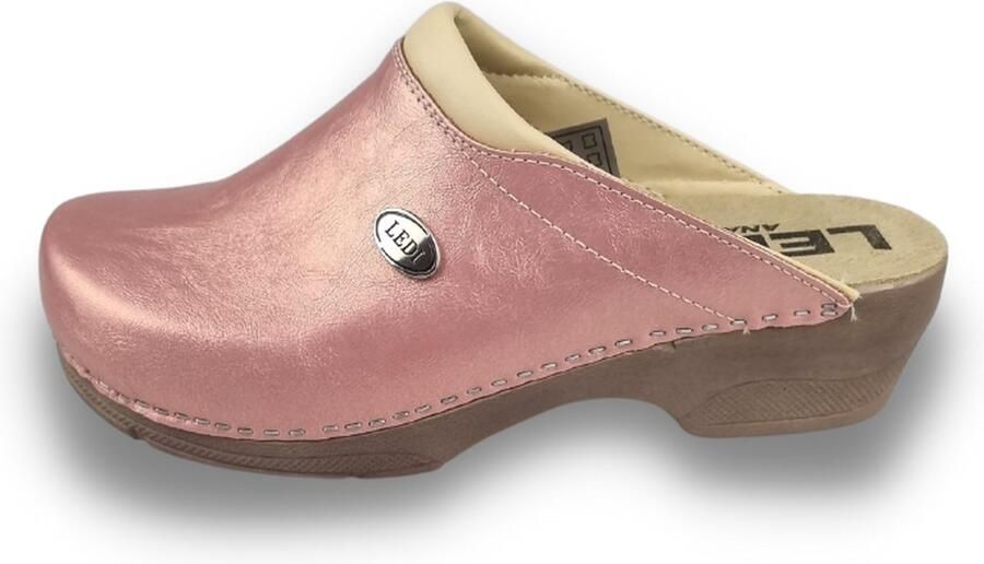 DINA Medische PU klompen PU klompen met kunststof zool ziekenhuis klompen zorgklompen CLOGS Perfect Pink - Foto 3