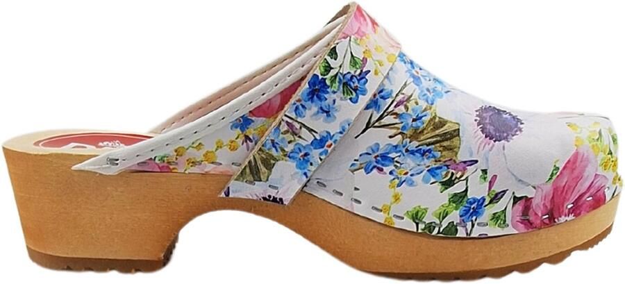 DINA dames klompen zweedse muilen wildflowers - Foto 2