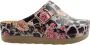 DINA Medische dames klompen PU zool PU klompen met kunststof zool ziekenhuis klompen zorgklompen CLOGS Leopard Rose - Thumbnail 1