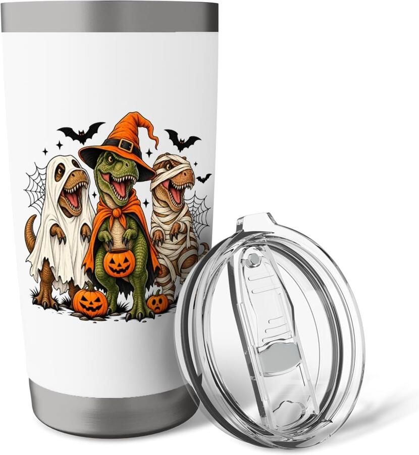 Dinosaurus Moeder Halloween Spook Thermobeker