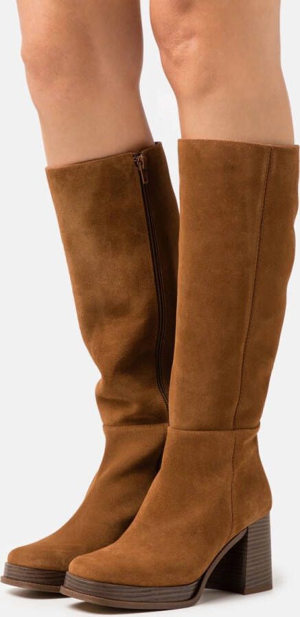 CASUAL Plateausandalen van leer - Foto 6