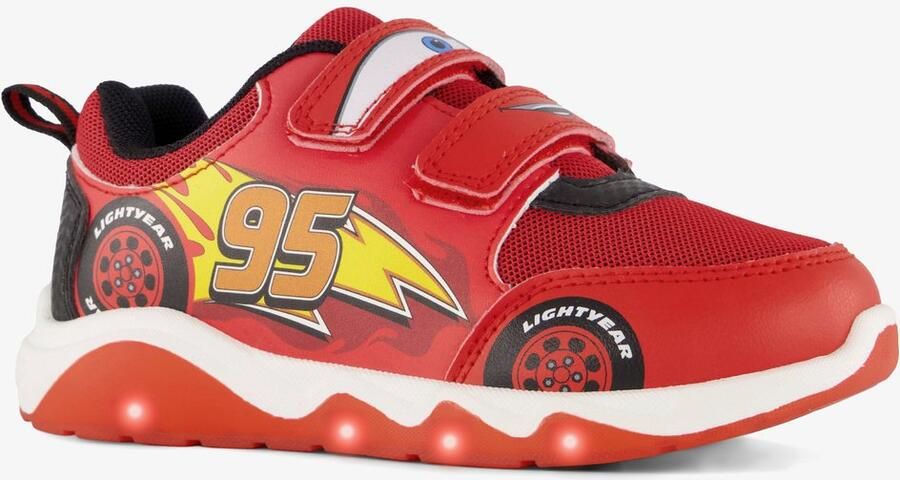 Disney Cars jongens sneakers met lichtjes rood