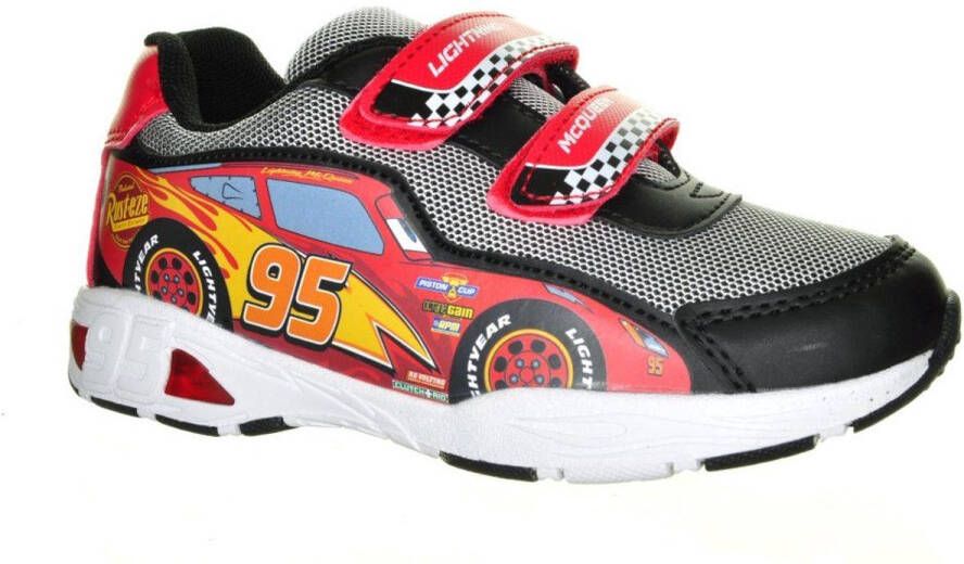 Disney Cars Zwart Rood Schoenen Met Lichtjes