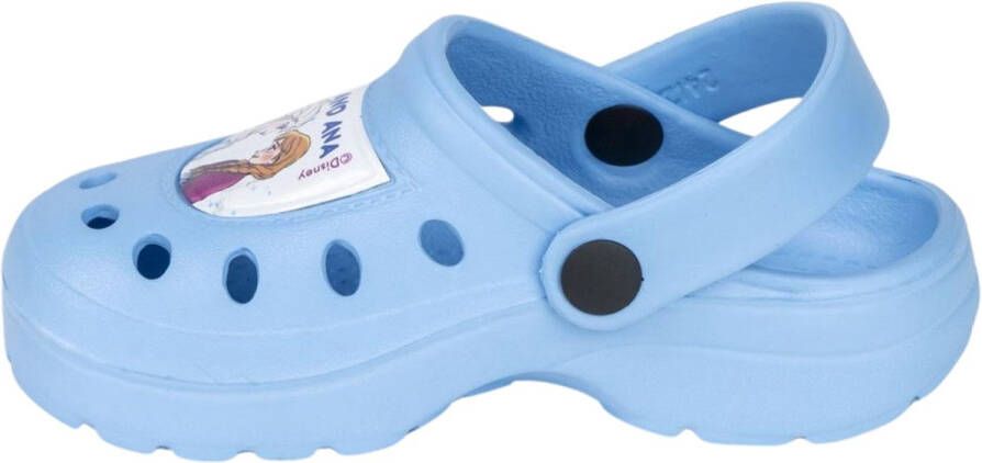 Disney Frozen klompen Elsa Anna strandklompen clogs strandslippers kinderklompen slippers instappers blauw