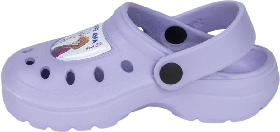 Disney Frozen klompen Elsa Anna strandklompen clogs strandslippers kinderklompen slippers instappers lila
