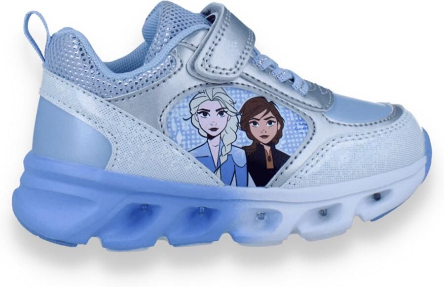 Disney Frozen Meisjes Sneaker Met Lichtjes Zilver