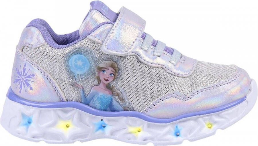 Disney Frozen Elsa Disney Frozen 2 – Elsa Sneakers zilver met lichtjes –