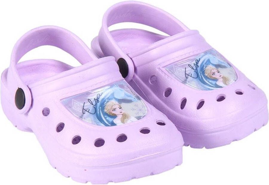 Disney Frozen klompen Elsa strandklompen strandslippers kinderklompen slippers instappers roze