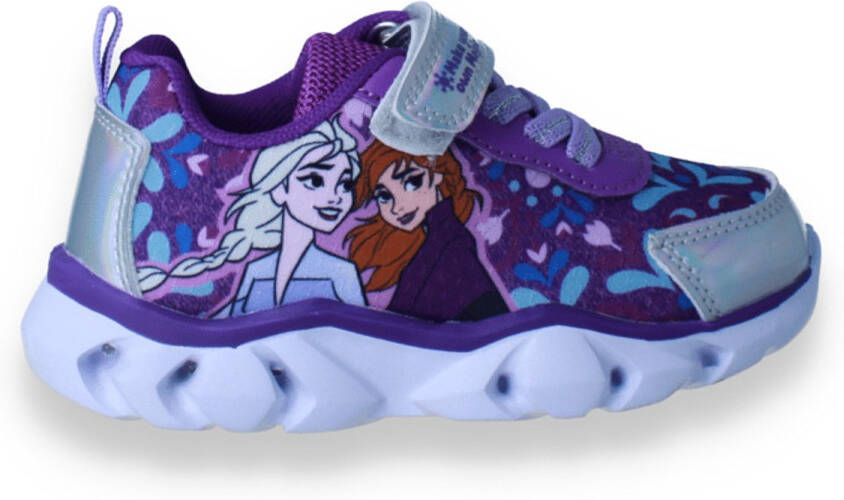 Disney Frozen Meisjes Sneaker Met Lichtjes Zilver