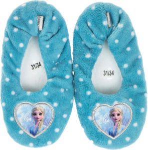 Disney Frozen Pantoffels Elsa anti-slip hart blauw 31