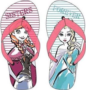 Disney Frozen Sisters forever flip flop Teenslippers