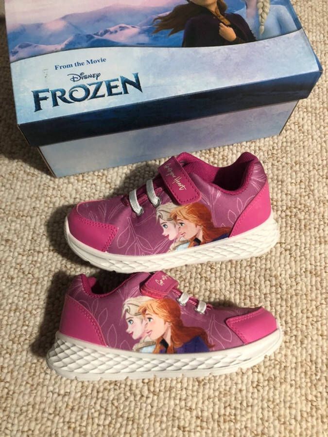 Disney Frozen sneakers Elsa Anna klittenband roze schoenen