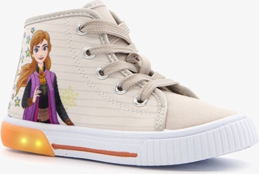 Disney Frozen 2 kinderschoenen met lichtjes Elsa Anna witte sneakers voor meisjes met velcro klittenband Schoenen