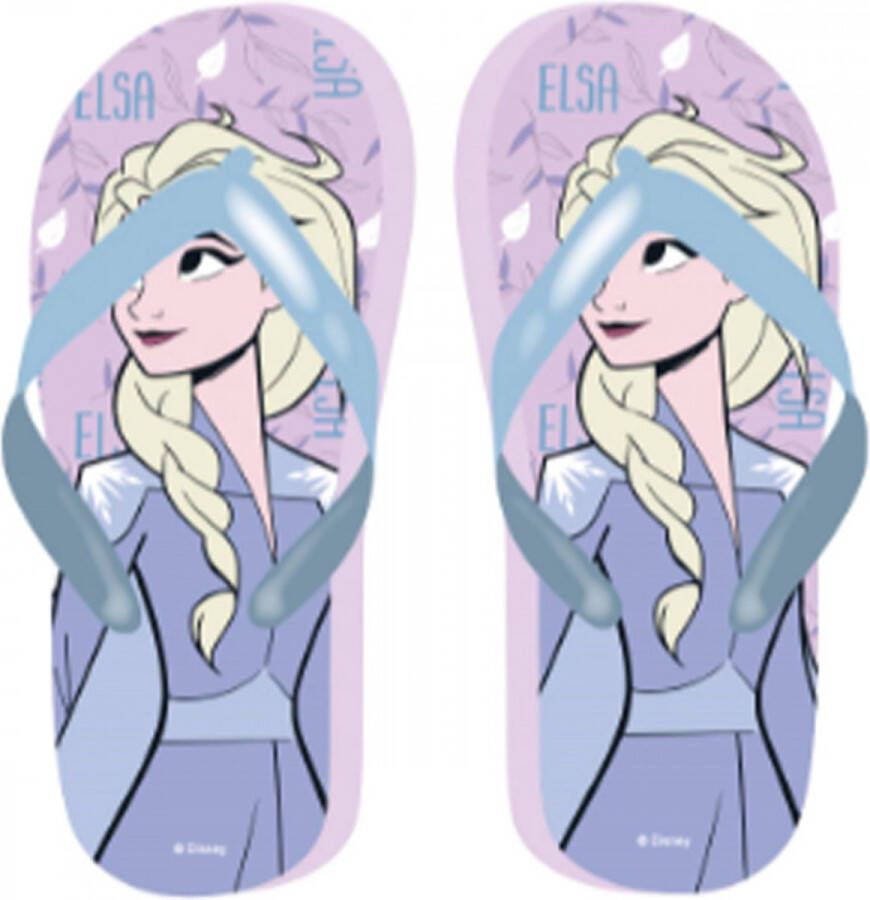 Disney Frozen teenslippers slippers flipflop Disney lila blauw Elsa - Foto 1
