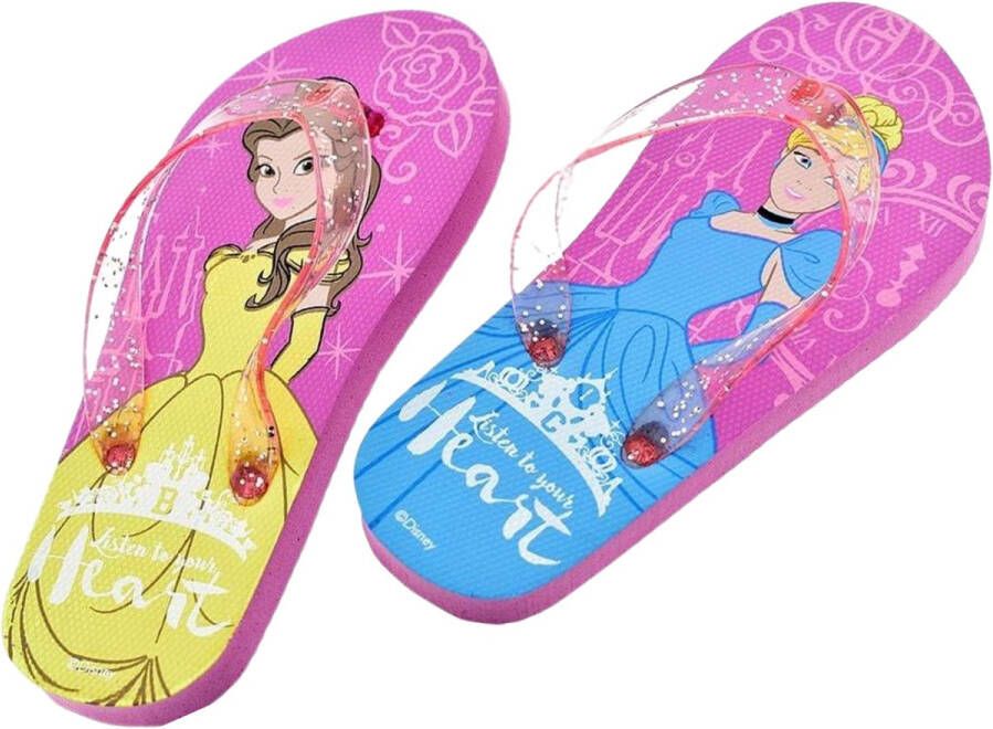 Disney Princess Disney Kids Princess Flip Flops Teenslippers