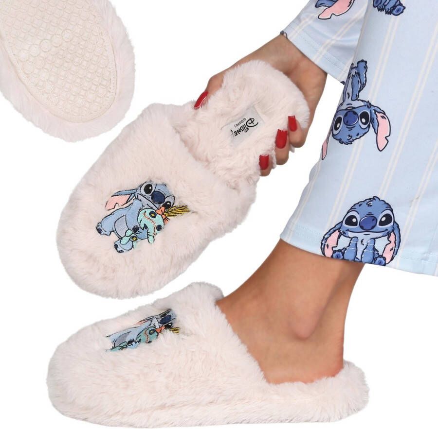 Sarcia.eu DISNEY Stitch ANTISLIP damesslippers WARME ZACHTE BONTEN slippers voor thuis
