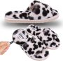 Disney Zwart-beige bontpantoffels Mickey Mouse 36 - Thumbnail 2