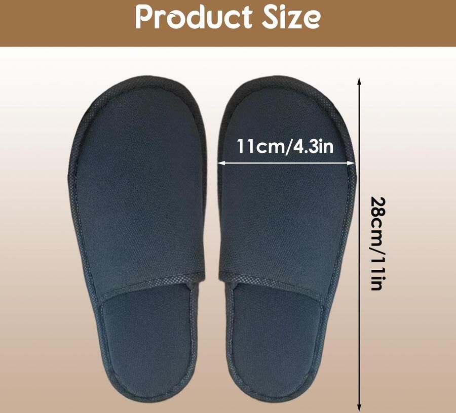 Disposable Slippers voor Hotel en Spa Universele