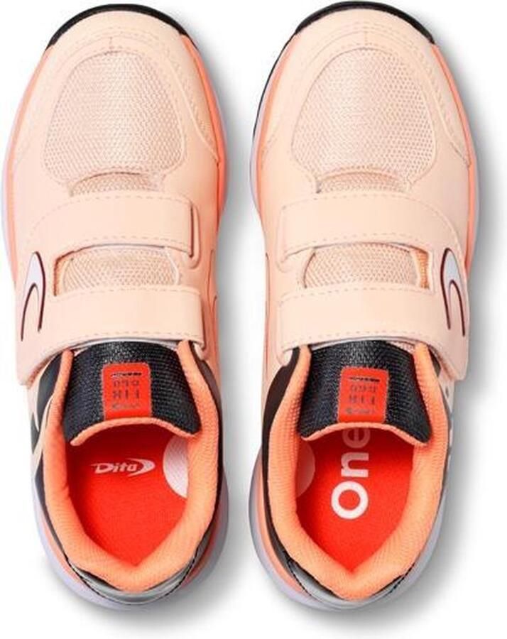 Dita Hockeyschoenen voor kinderen laag intensief Fix And Go roze zwart