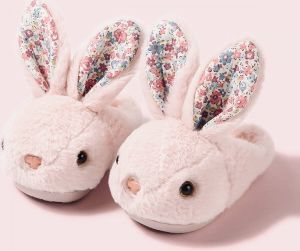 Ceekito 2023 zachte kinder sloffen kinderen pantoffels meisjes dieren konijn slippers roze
