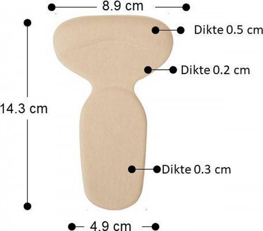 Schoenen damesschoenen Pumps 3 paar Flexibele hielbeschermers 