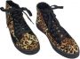 Schoenen half hoog panterprint met voering INGE Zwart Bruin - Thumbnail 4
