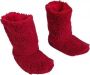 Pantoffel hoog model balletjes Sloffen Rood Polyester Pantoffels Dames Pantoffels meisjes Warme pantoffels Sloffen dames Sloffen meisjes Winter Kerstcadeau Sinterklaas Mode Warm Cozy - Thumbnail 1