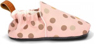 Merkloos Sans marque Baby zachte schoen pantoffel Roze met stippen