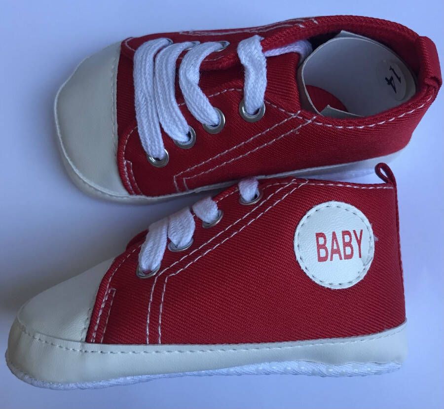 Babyschoentjes Babysloffen Rood