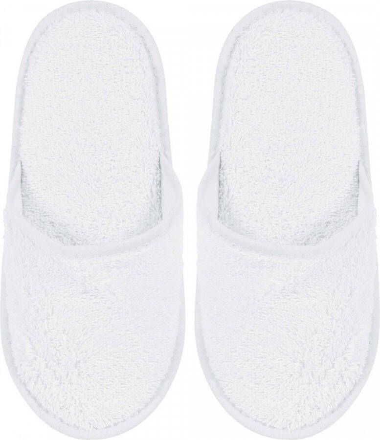 Merkloos Sans marque Badslippers Badstof Uni Pure met Zool