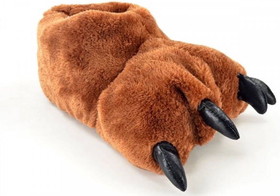 Merkloos Sans marque Dierenpantoffel dierenpoot bruin