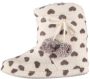Merkloos Sans marque Hoge Sloffen Dames creme - Thumbnail 4